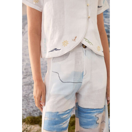 Blusa Nube Detail Blanco