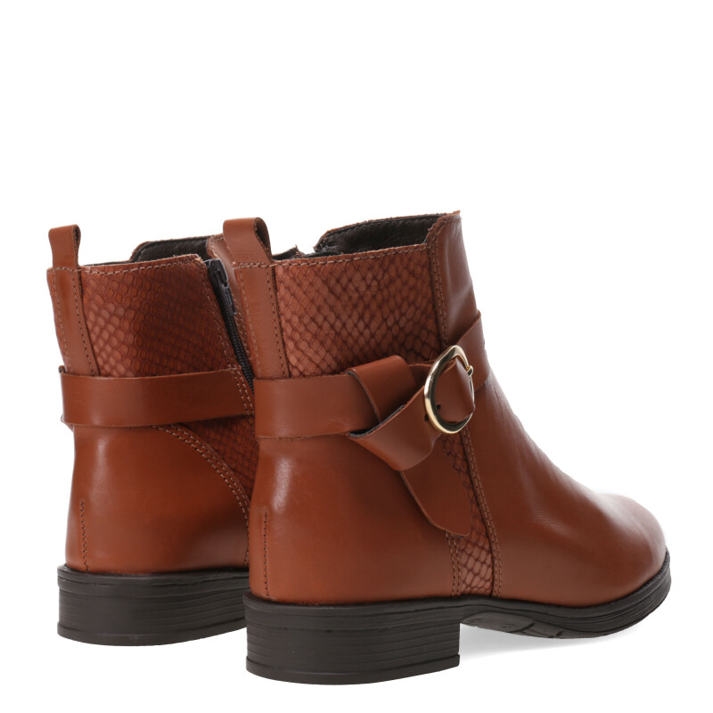 Bota de Mujer Bottero BOLER con hebilla 361707 Marrón Coñac