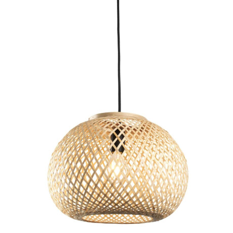 Lampara Techo Sigvard Ø35Xa26Cm Bambu