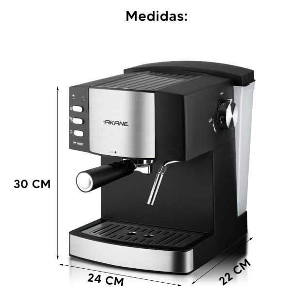 Cafetera Semiautomática Akane 15 Bar A.81251 CAFETERA AKANE SEMIAUTOMATICA 81251