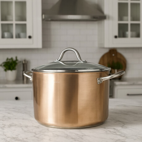 Olla Natura Copper con Tapa 24 cm Ibili Olla Natura Copper con Tapa 24 cm Ibili