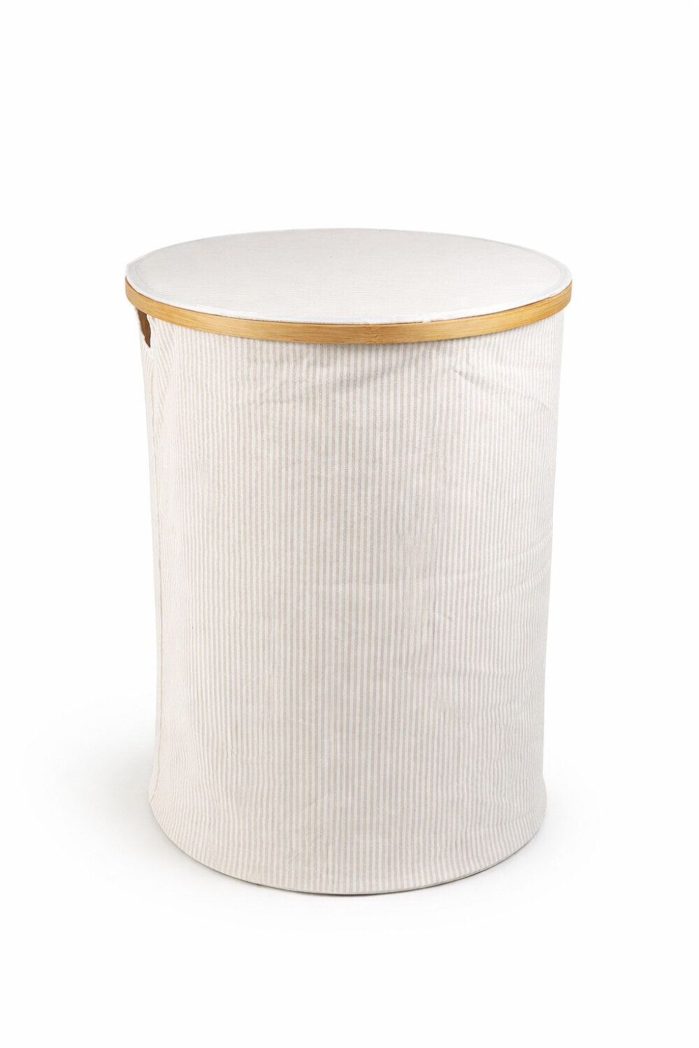 Cesto Aurien A Rayas C/tapa Estampado 1