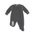JUDD Body Algodón Doble Cierre Gris Oscuro 3-6m