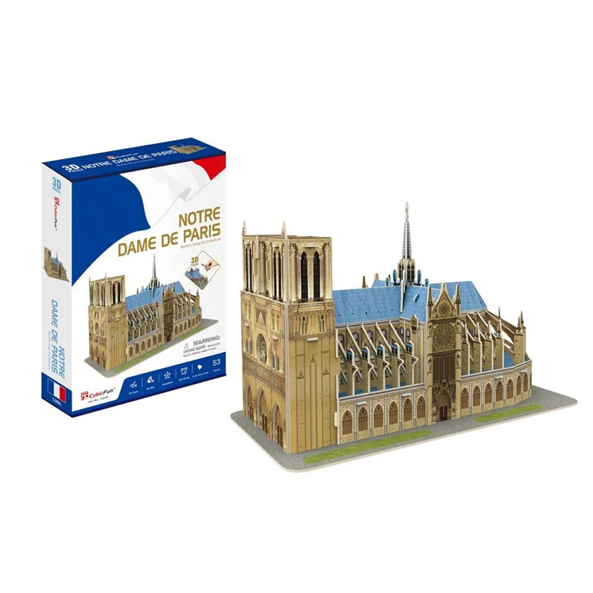 Notre Dame De Paris - 3D Puzzle 