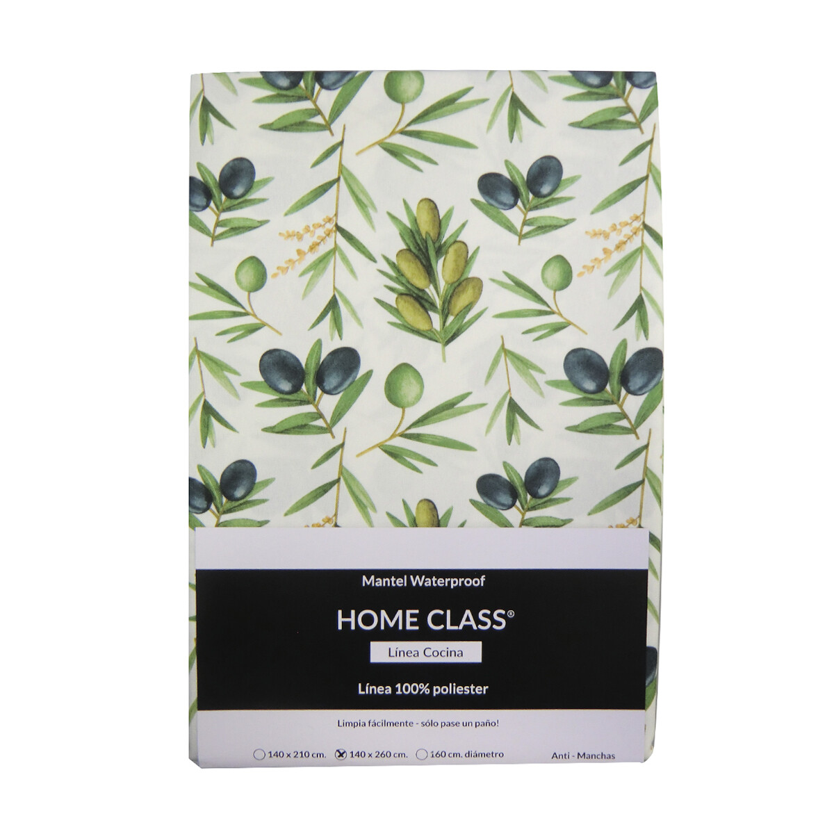 Mantel Waterproof Home Class 140 x 260 cm - 3673 OLIVAS 