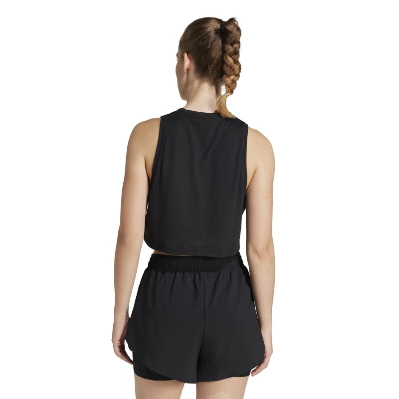 Musculosa Adidas Train Essentials Boxy Workout Negro