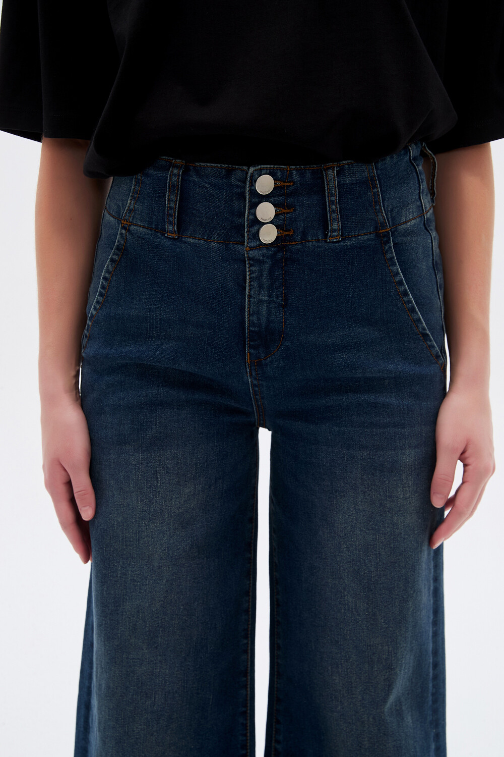 Pantalon Almyra Azul Medio