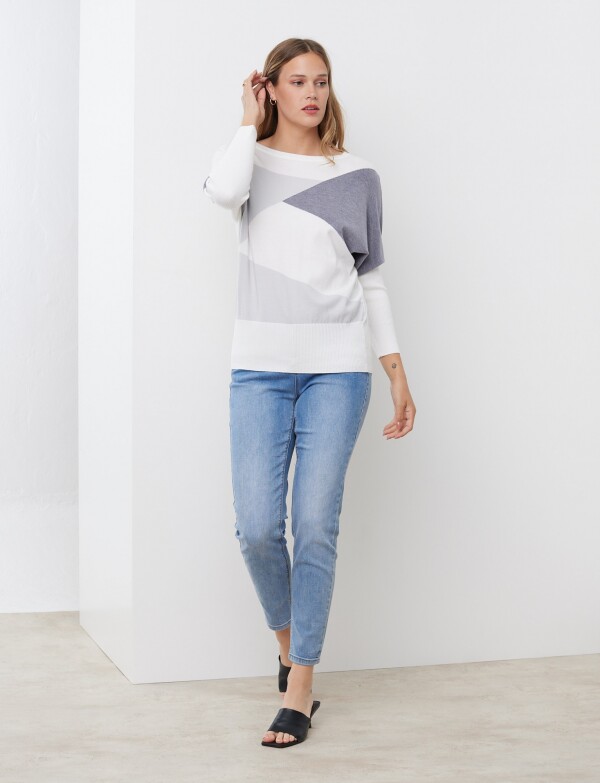 Buzo Colorblock GRIS/MULTI