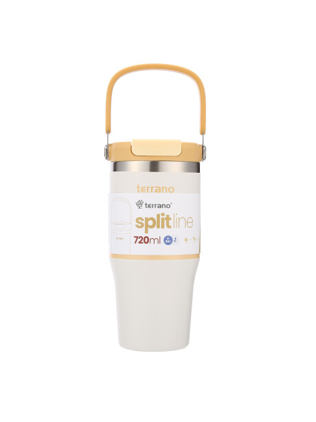 Vaso Térmico Handle Line Split 720mL. Beige