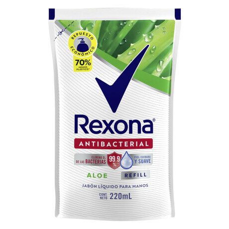 Jabón Líquido Rexona Aloe 220ml Jabón Líquido Rexona Aloe 220ml