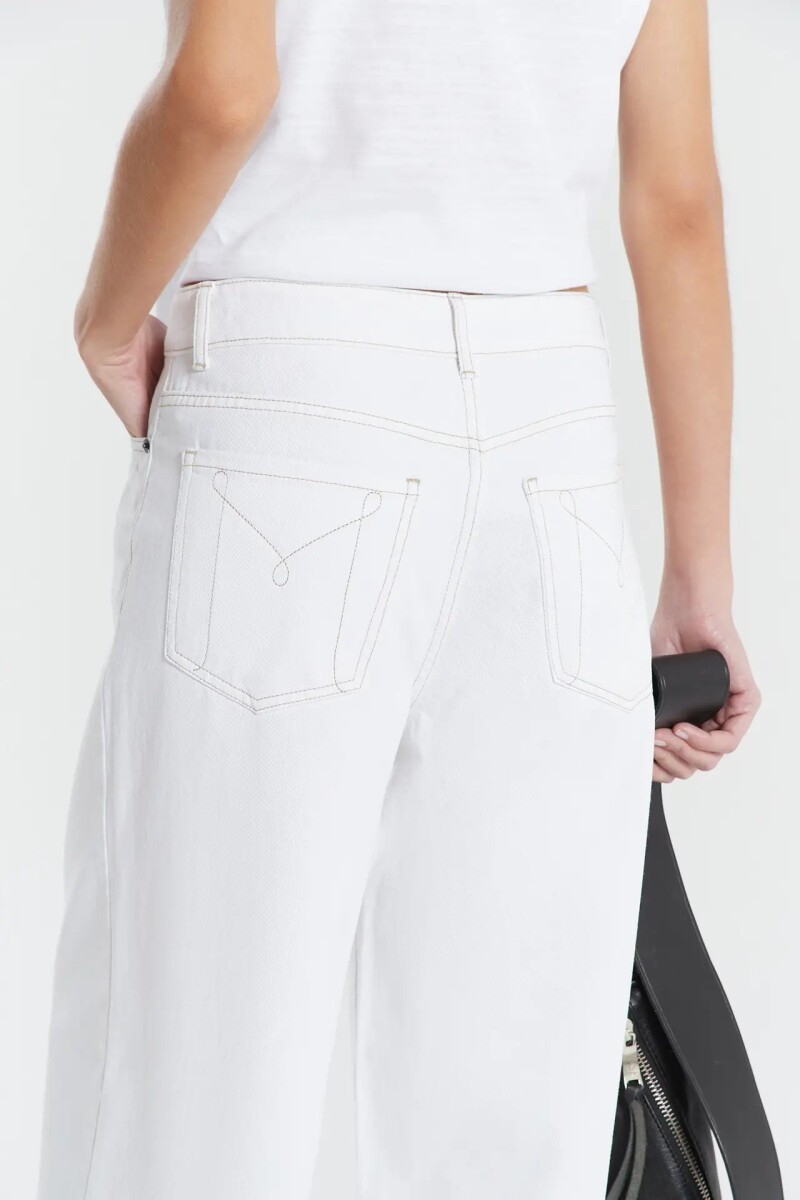 LOOSE BOOTCUT KEOPS Off White