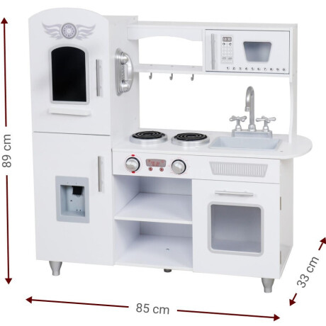 Cocina de Madera Grande con Heladera Cocina de Madera Grande con Heladera