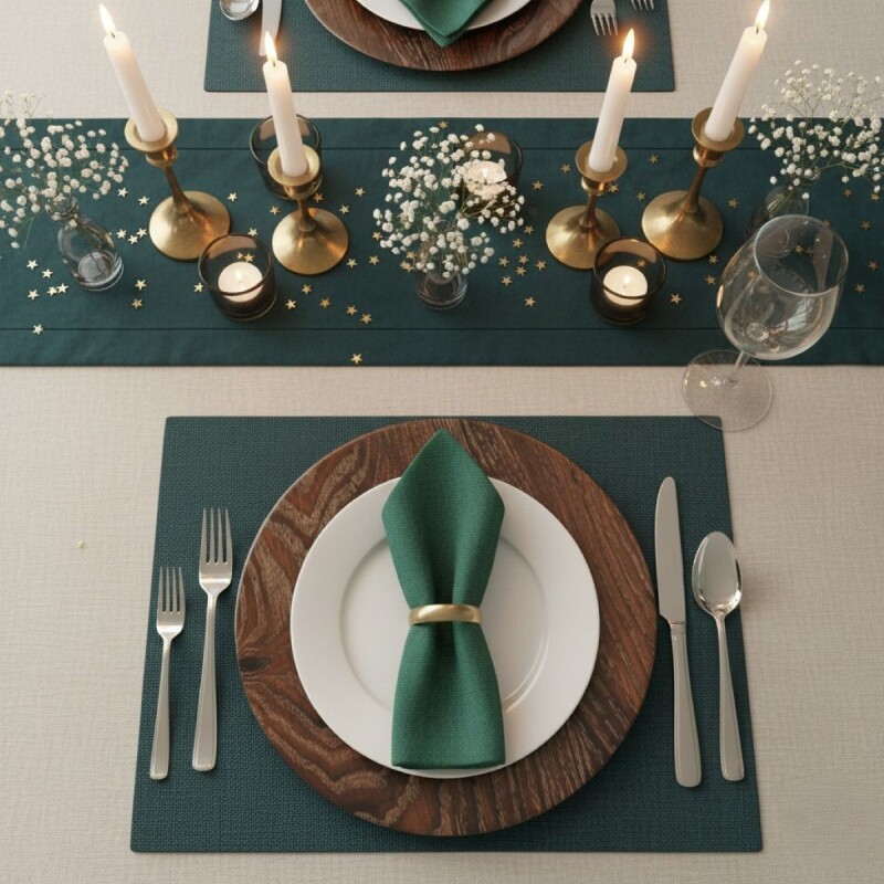 BAJO PLATO MARRON COMB 32.80X32.80X1.20CM Unica