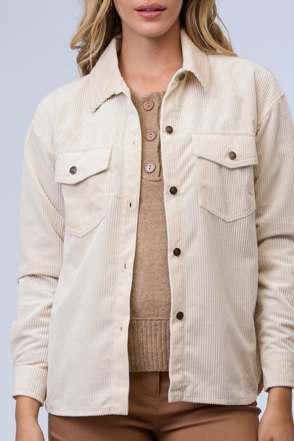 Sobrecamisa Corderoy CRUDO