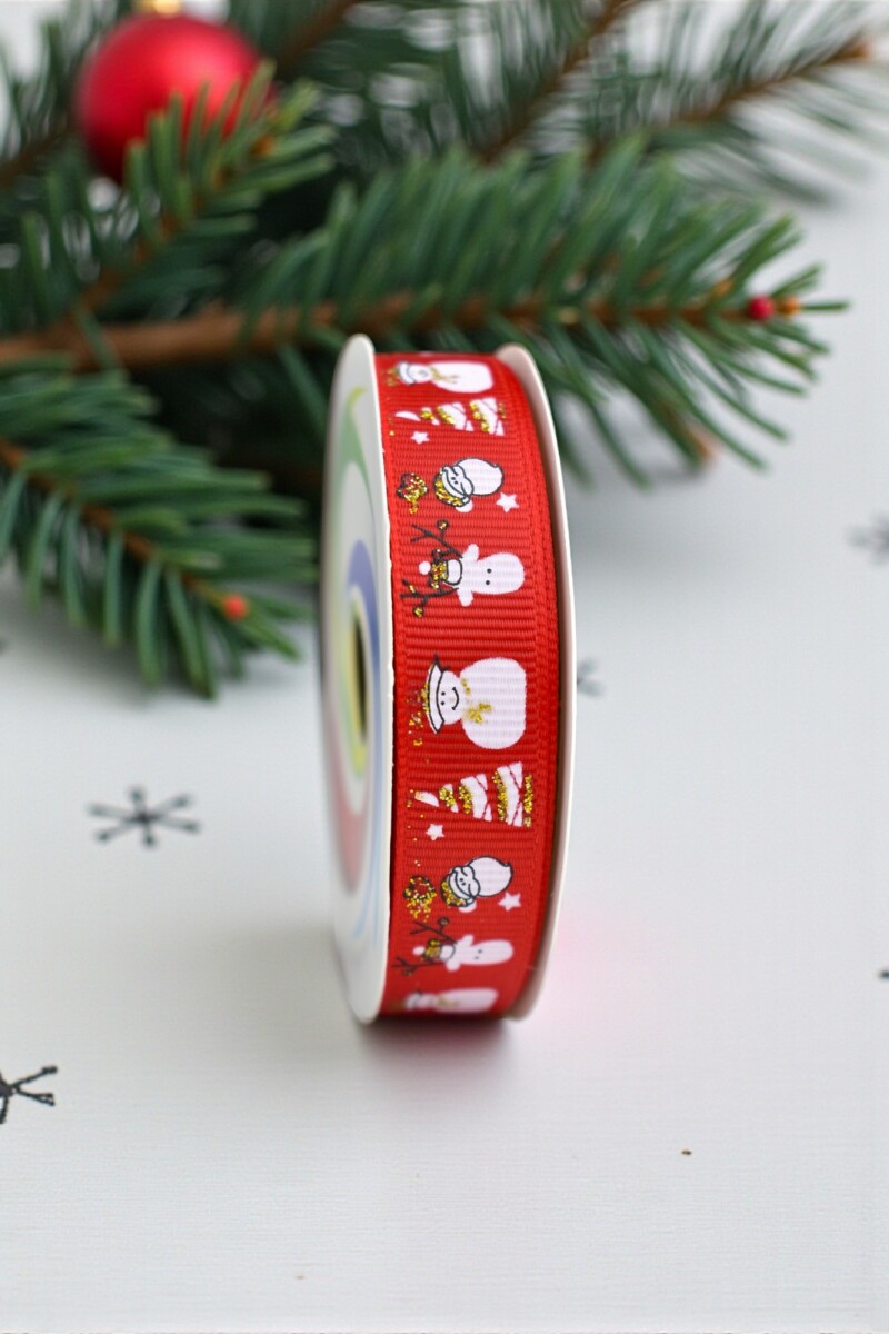 Cinta de regalo navidad 1.5cm*2.6m - DISEÑO 8 