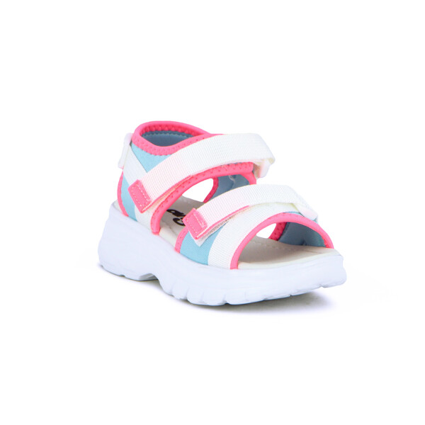 Sandalias Niña Angus Dos Tiras Con Velcro Lavanda