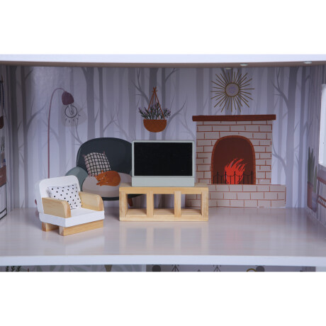 Sarah Doll House, Casita de Muñecas Extra Grande incluye 11 muebles y 4 accesorios Sarah Doll House, Casita de Muñecas Extra Grande incluye 11 muebles y 4 accesorios