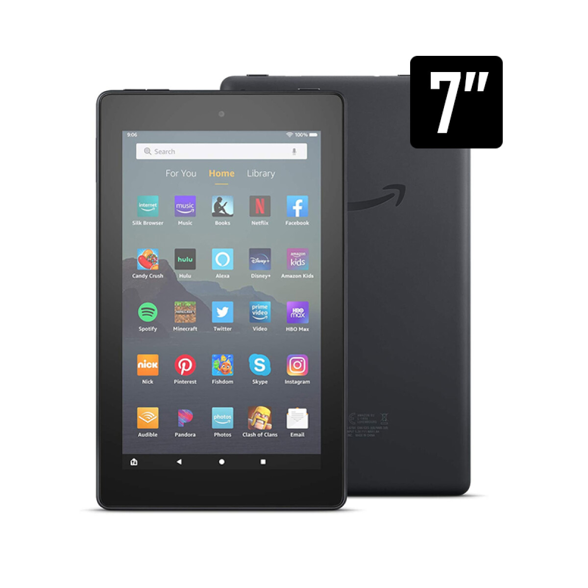 Tablet Amazon Fire HD 7" G9 1GB-32GB Black Detalles est. - Unica 