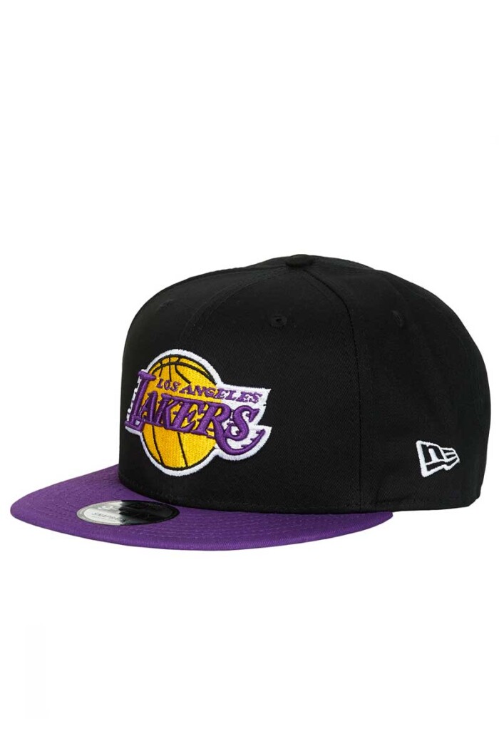GORRO NEW ERA PLANO LAKERS Negro-multicolor