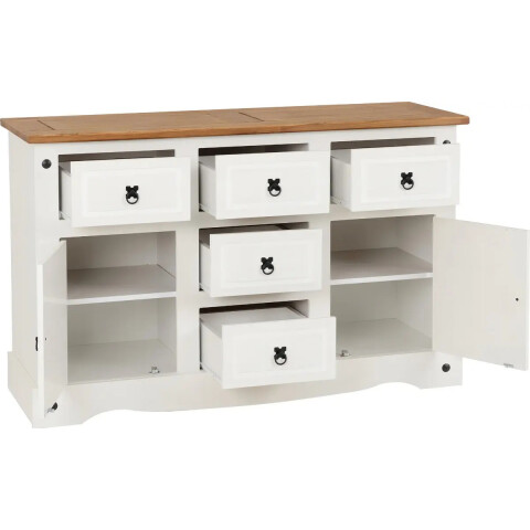APARADOR 2 PUERTAS 5 CAJONES BLANCO P5401 APARADOR 2 PUERTAS 5 CAJONES BLANCO P5401