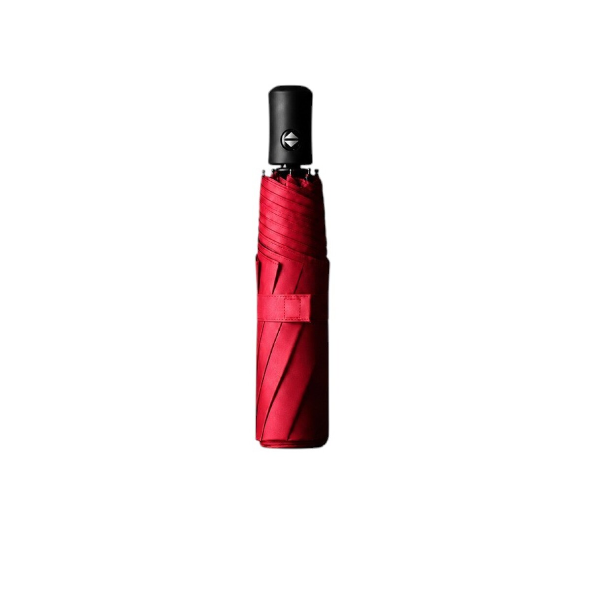 Paraguas corto automatico rojo 