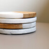 Posavasos madera & marmól Posavasos madera & marmól