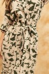CAMISERO MARIE MAXI MOSS GREEN FLOWER CAMISERO MARIE MAXI MOSS GREEN FLOWER