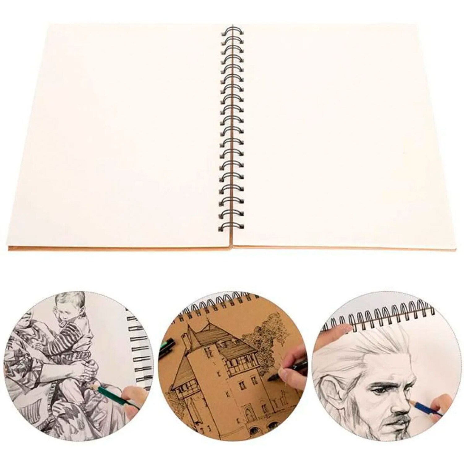 Cuaderno De Dibujo A4 100 Hojas Lisas Para Dibujar — El Rey del