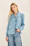 CAMISA JANE GATHERS Azul