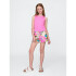 V-FRCH LOGO SHORT SP FLORAL LOGO