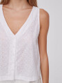 Musculosa Tasten Blanco