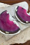 Cracked Necklace Fucsia
