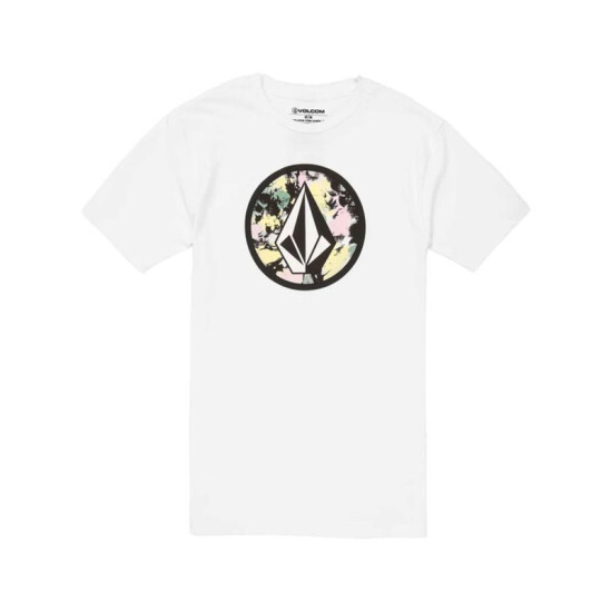 Remera Volcom Circle Stone Blanco