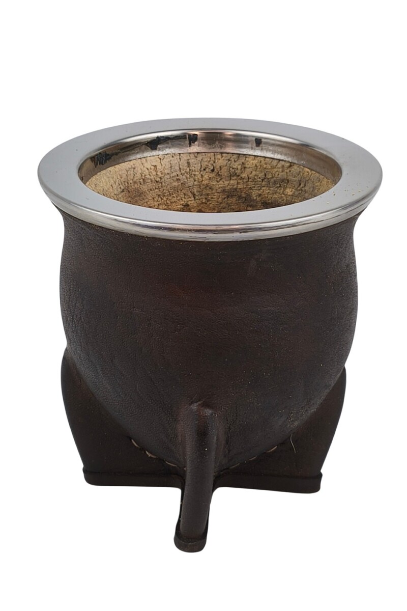 Mate camionero calabaza acero Marrón
