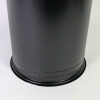BASURERO INOX NEGRO PEQ Unica