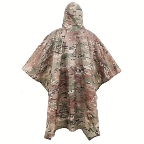 Capa de lluvia camuflada Multicam