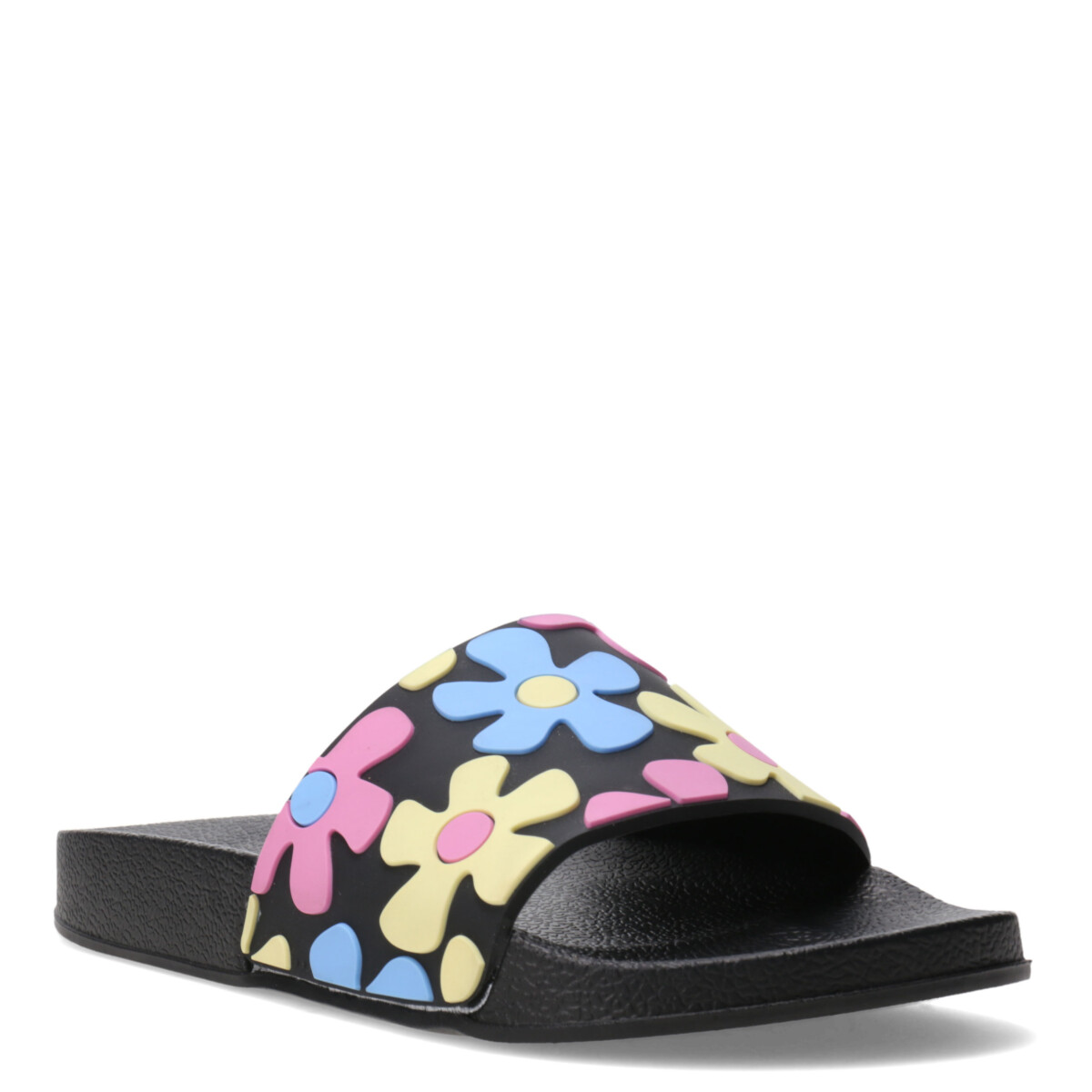 Sandalia ZAMI de goma con flores MissCarol - Black 