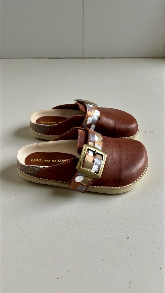 Sandalias SAKI Terra Línea Ottenta Con Arte 