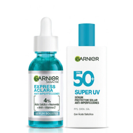 Pack Garnier Express Aclara Anti Imperfecciones y Protección Solar Pack Garnier Express Aclara Anti Imperfecciones y Protección Solar