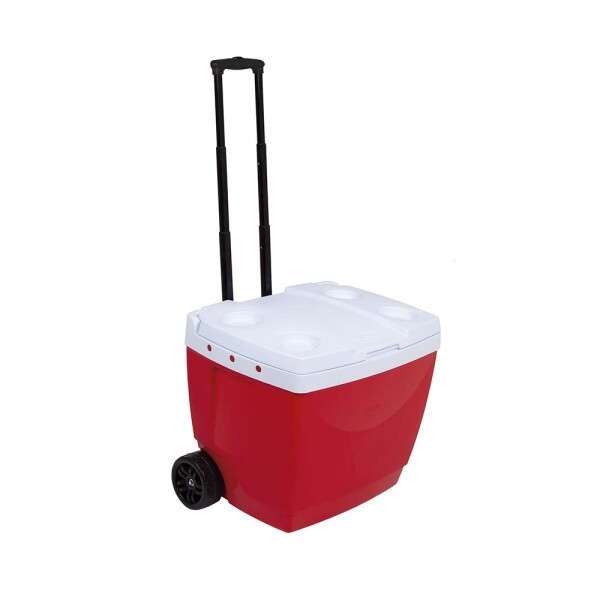 CAJA TÉRMICA 42 LTS. CON RUEDAS ROJO 51.5X43.5X46 CM. ROJO