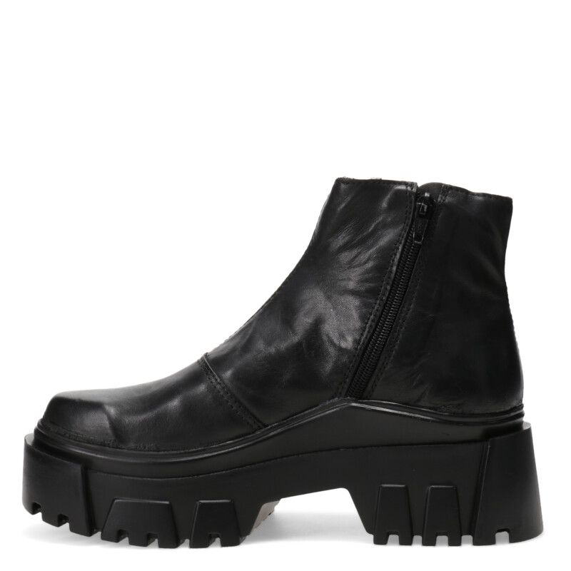 Botas de Mujer Miss Carol NING de cuero con elástico Negro