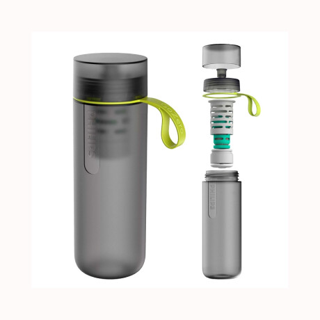 Botella con Filtro Purificador Philips Gozero 590 ml Gris