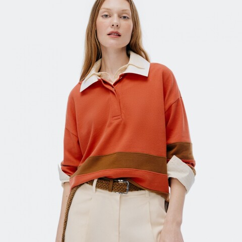 BLUSAO ML FEM CORAL