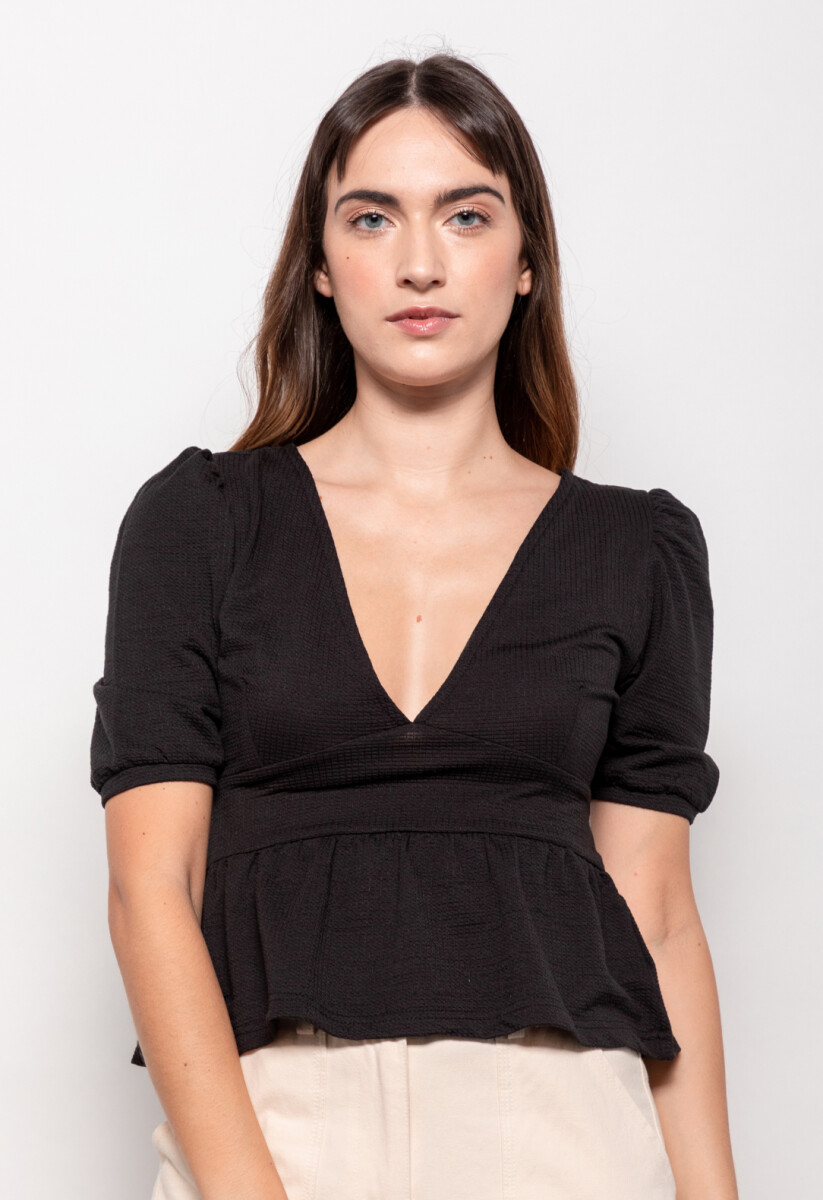 TOP FLAVIA - Negro 