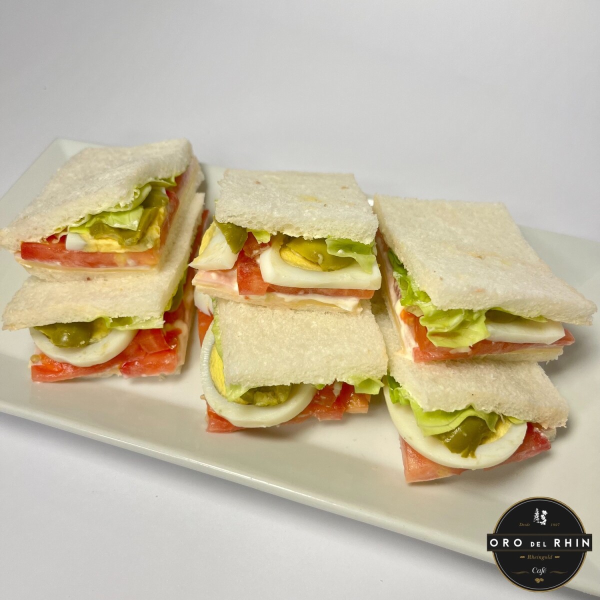 Sandwiches Olímpicos x6 - en Pan Blanco 