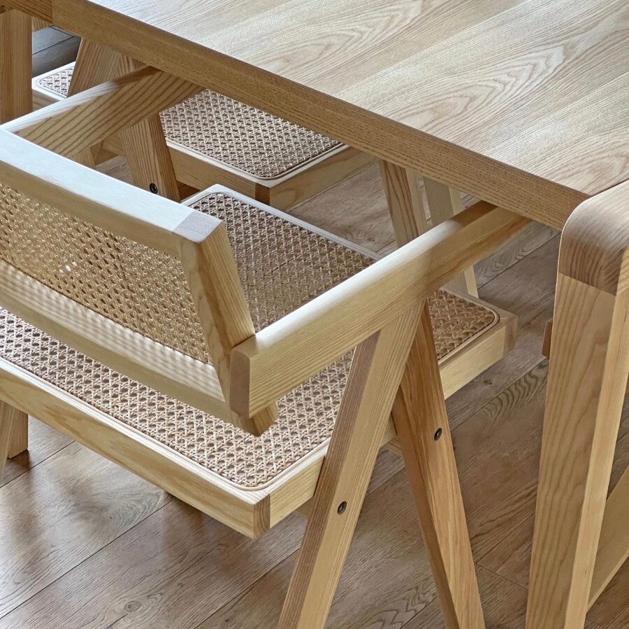 Silla Berlin Apoyabrazos Natural