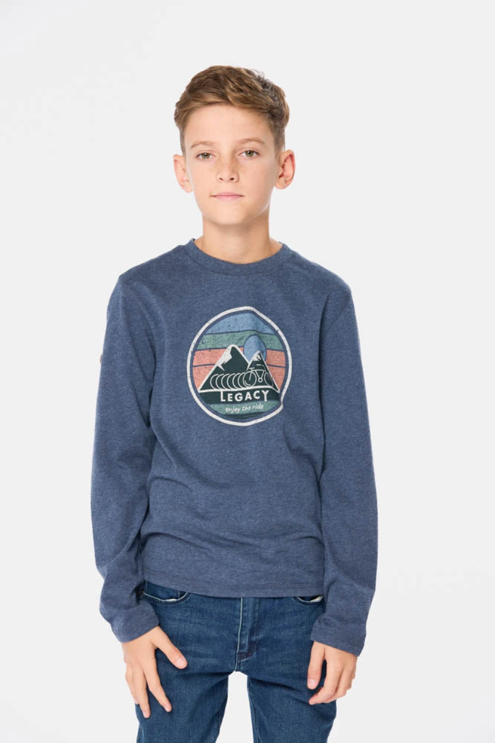 REMERA ESTAMPADA Azul