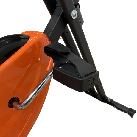 Bicicleta Fija Ergométrica Plegable Altura Ajustable Naranja