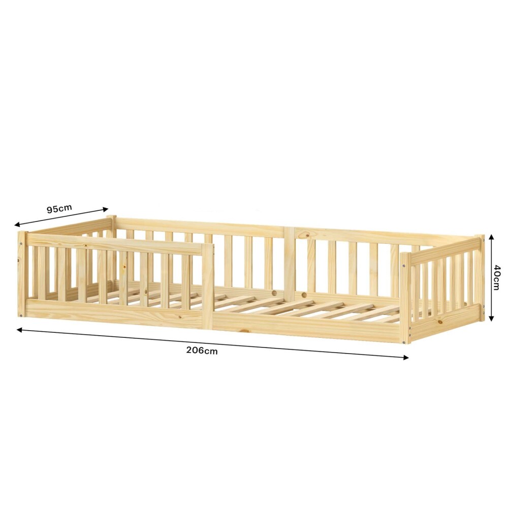 CAMA KIDS MADERA NATURAL-BEIGE ARENA