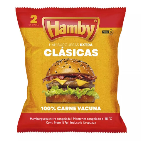 Hamburguesa Clásica Hamby x2ud Hamburguesa Clásica Hamby x2ud